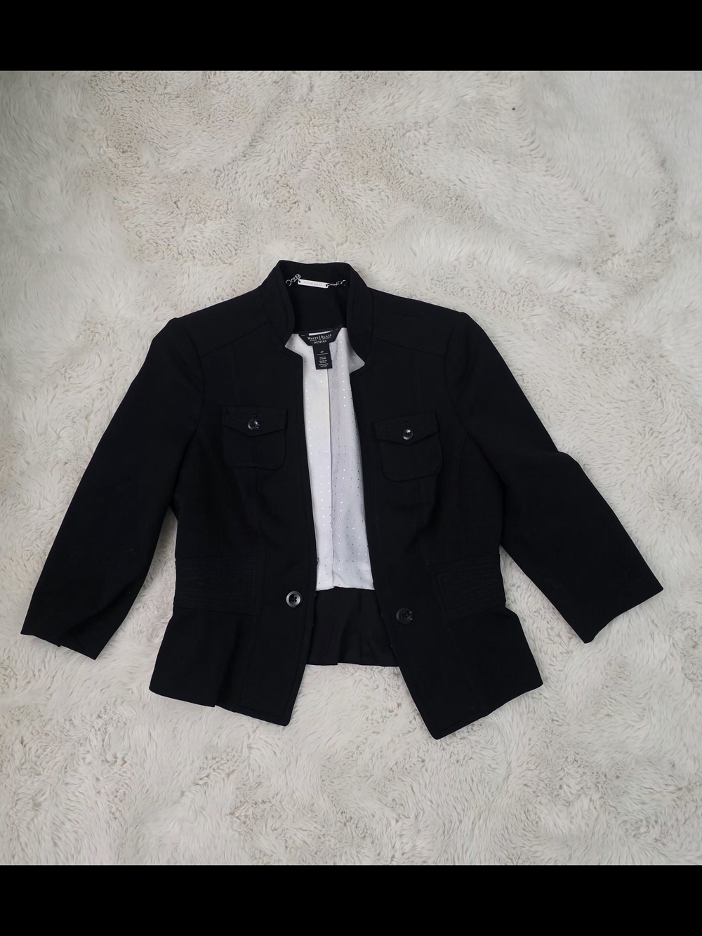 White House Black Market Black Structured Women's Blazer